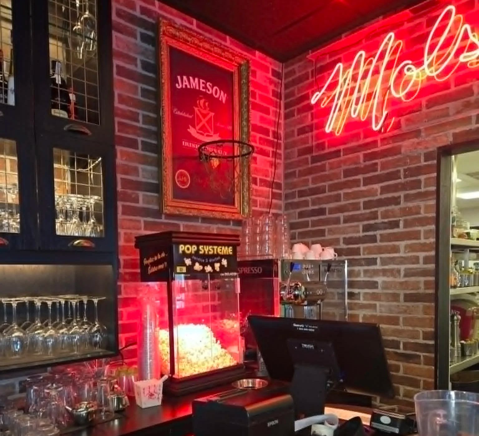 Réchaud à popcorn Pop Système au Pub du Parvis