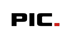 Schwarzes PIC. Logo mit rotem Punkt auf dunkelgrünem Hintergrund.