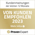 ProvenExpert — von Kunden empfohlen 2023