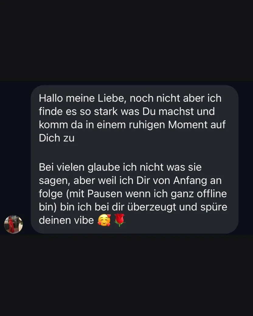 Kundinnen-Nachricht