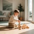 Child in occupational therapy play