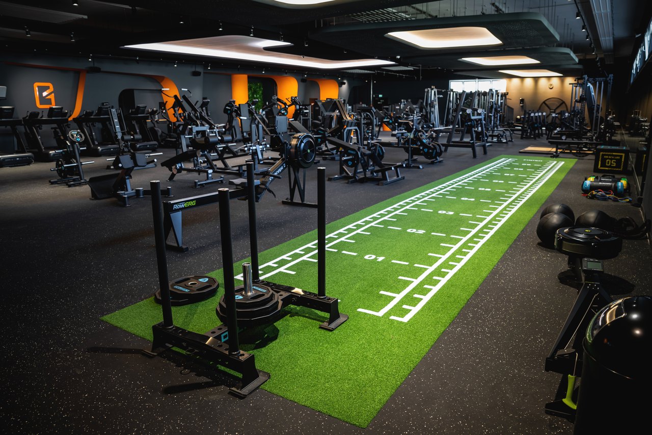 Trainingsfläche im GYMPOD Zirndorf