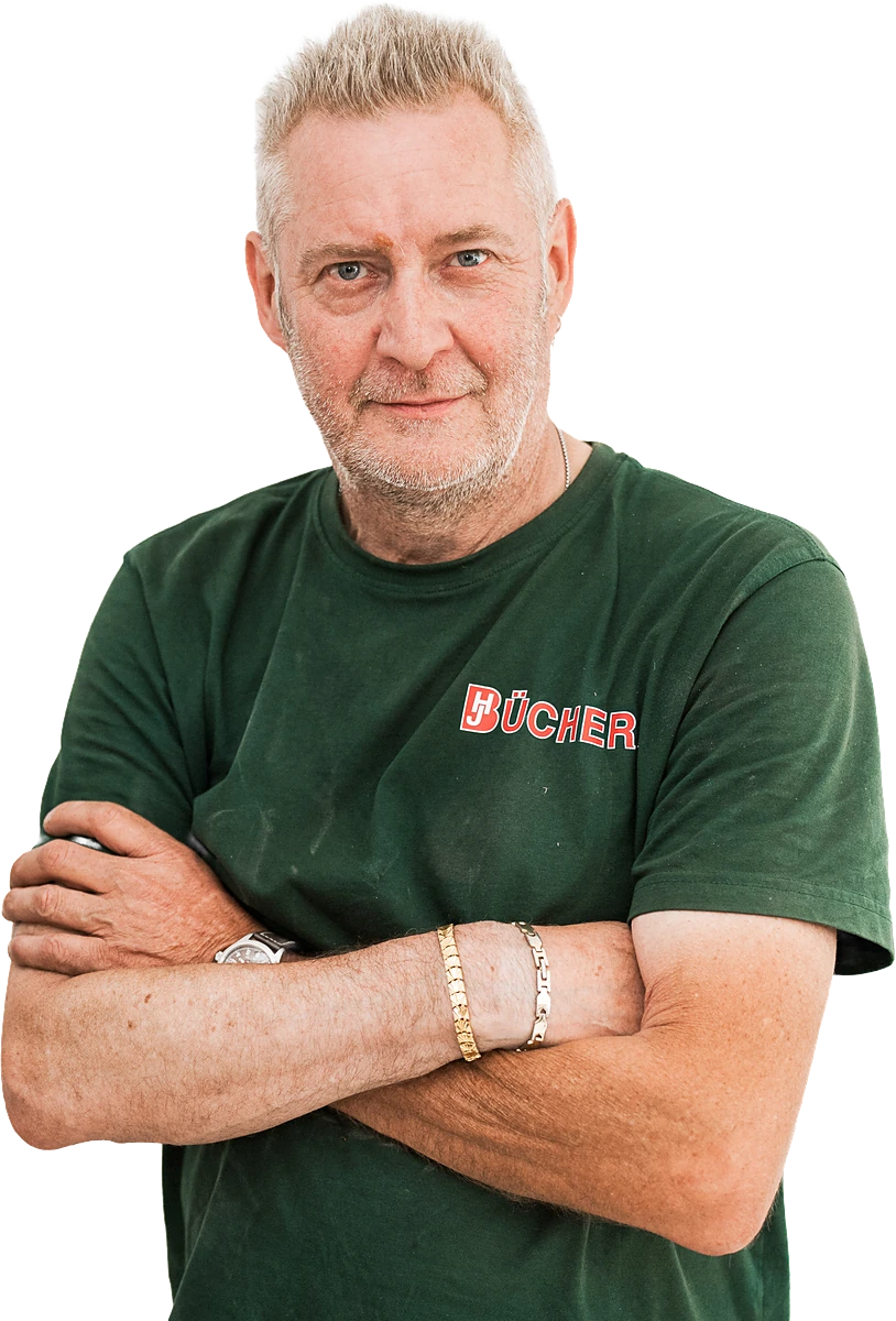 Thomas Spelling, Berufskraftfahrer bei Bücher Containerdienst