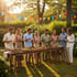 Sommerfest im Garten mit rustikalem Buffet