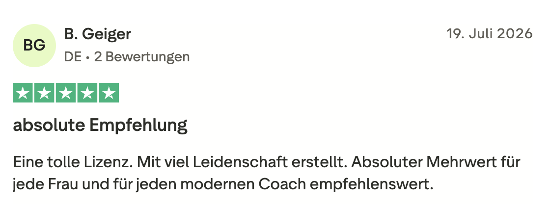 Bewertung B. Geiger