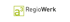 Logo von a³ RegioWerk mit einem grünen a³ im Quadrat und dunkelgrauem Text auf dunkelgrünem Hintergrund.