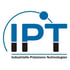 Blaues IPT-Logo mit schwarzem Unterstrich und dem Text "Industrielle-Präzisions-Technologien".
