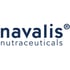 Navalis Nutraceuticals Logo: "navalis" über "nutraceuticals", beides in dunkelblauer Schrift.