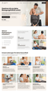 Webseite vom Physiozentrum Düsseldorf mit Behandlungsbeispielen wie Krankengymnastik, Schmerztherapie und Kinesio-Taping.