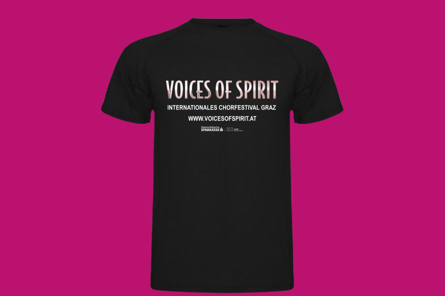 Voices of Spirit shirt in black