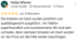 Kundenrezension von Heike Wiener mit 5 Sternen, Text: "Die Arbeiten am Dach wurden pünktlich und qualitätsgerecht ausgeführt."