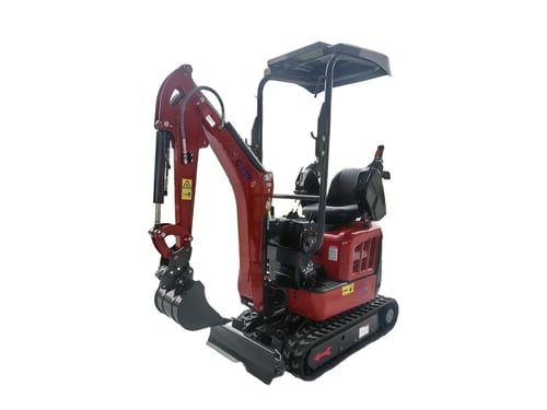 Neuer Minibagger CX12-6 mit Schutzdach aus der aktuellen Lieferung