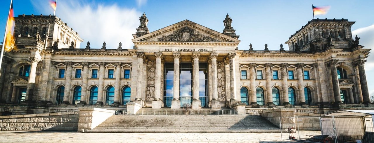 Reichstagsgebäude in Berlin, Referenzprojekt für Objektbeschattung