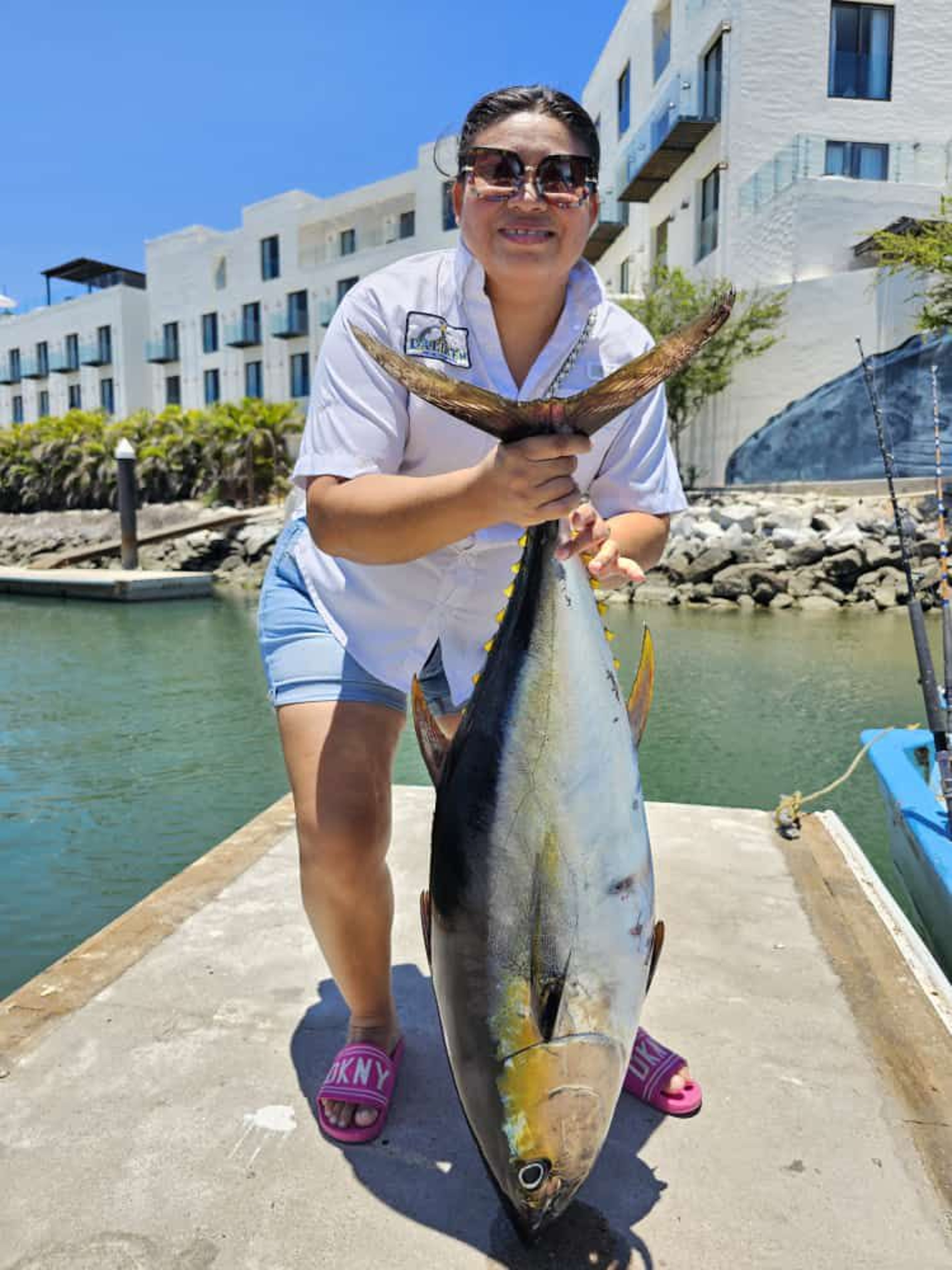 Summer dorado catch aboard a Daliken charter in San Jose del Cabo