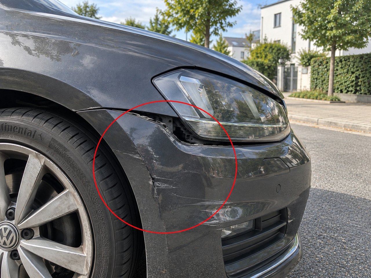 Kleiner Frontschaden