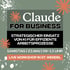 Poster für "Claude FOR BUSINESS: Strategischer Einsatz von KI für effiziente Arbeitsprozesse" am 23. Mai.