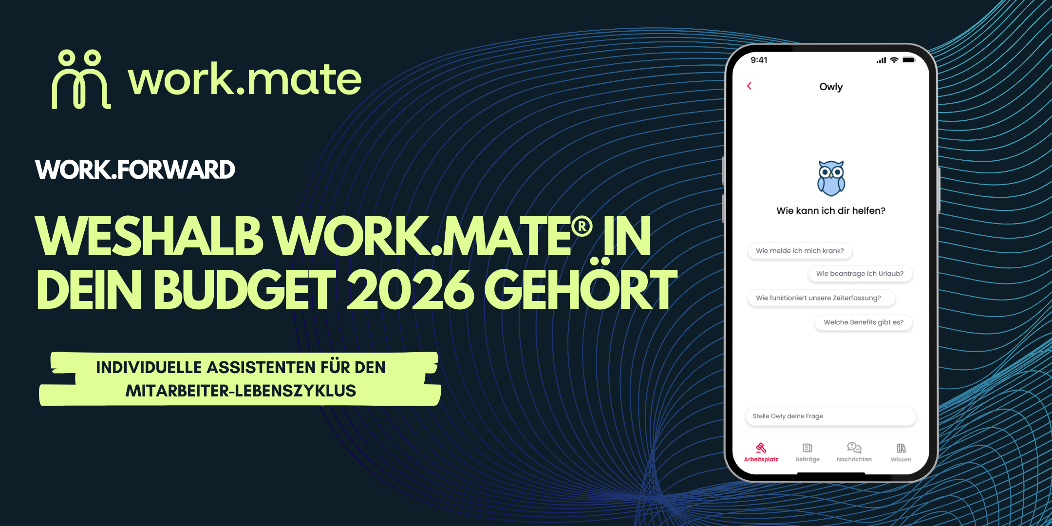 Warum du work.mate® 2026 einplanen musst