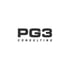 PG3 CONSULTING Logo in dunklem Grau auf weißem Hintergrund.