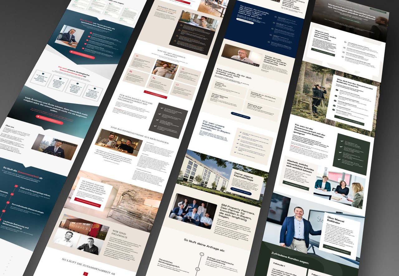 Conversion Page: fuer Werbeanzeigen optimierte Landingpage