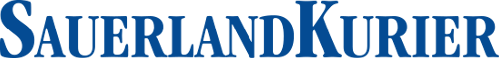 Das SauerlandKurier-Logo in Großbuchstaben in Blau.