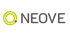 Neove Logo: Grüner Kreis mit fünf Punkten und einem magenta Punkt, daneben der Schriftzug "NEOVE" in Grau.