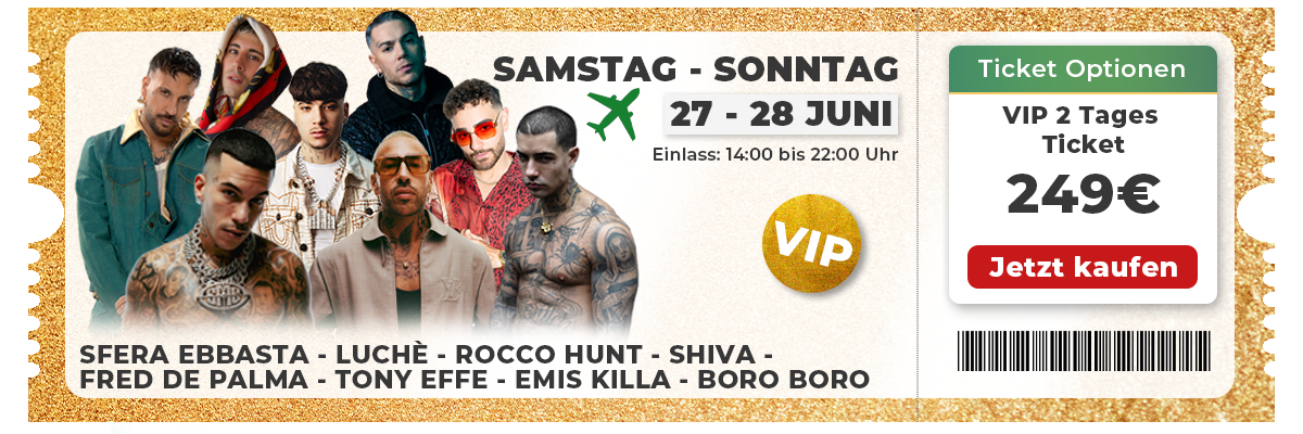 VIP Samstag und Sonntag