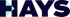 HAYS-Logo mit einem hellblauen Pfeil nach rechts und dunkelblauen Buchstaben auf grünem Hintergrund.