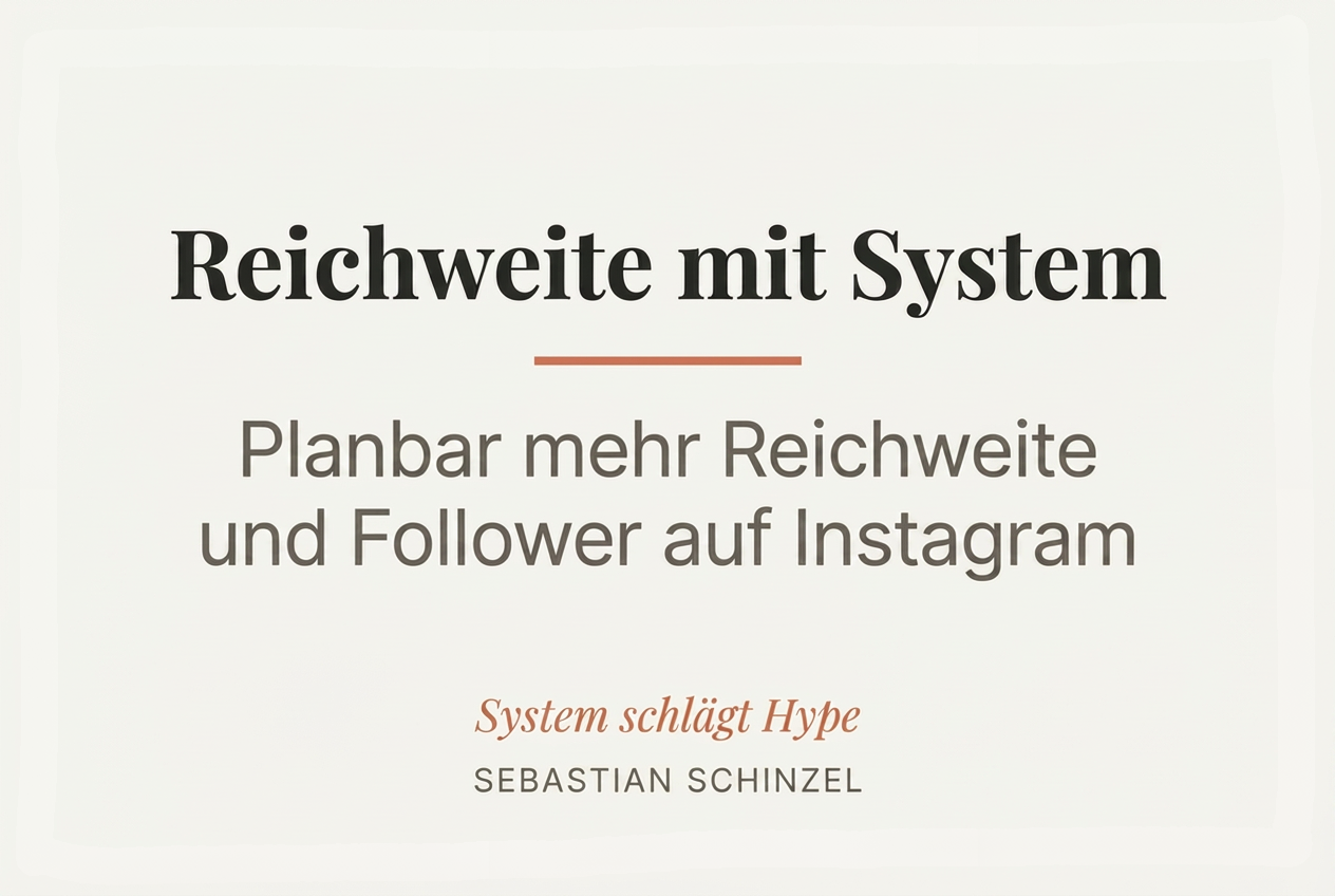 Cover des Kurses Sichtbar mit System