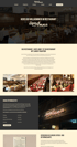 Website-Layout des Restaurants Tante Anna in Düsseldorf mit Innenansichten, Öffnungszeiten und Logo-Schriftzug.
