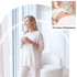A smiling woman holds a mug near a window, with an inset showing a health spa treatment and the text 10+ Years of Experience.