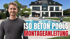Mann lächelt vor modernem Haus mit Pool; Text: ISO BETON POOLS MONTAGEANLEITUNG.