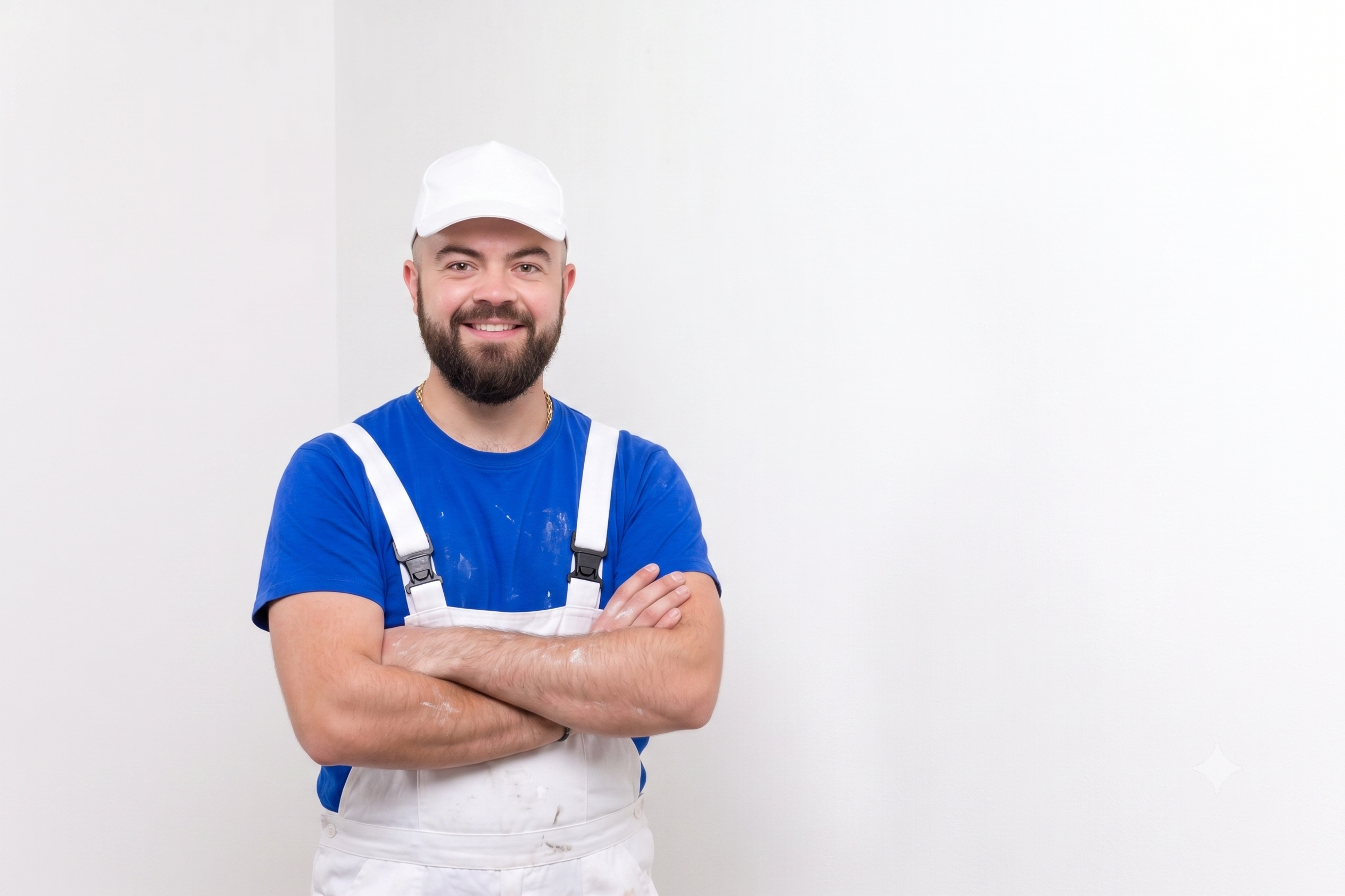 Handwerker von Renova auf der Baustelle