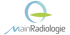 Logo von MainRadiologie mit blauem "Q" und grünem Oval, darunter "MainRadiologie".