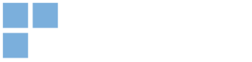 SHWP-Logo mit vier Quadraten, drei hellblau und eines weiß, links neben dem weißen Text "SHWP".