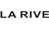 Schwarzer "LA RIVE" Schriftzug auf dunkelgrünem Hintergrund.