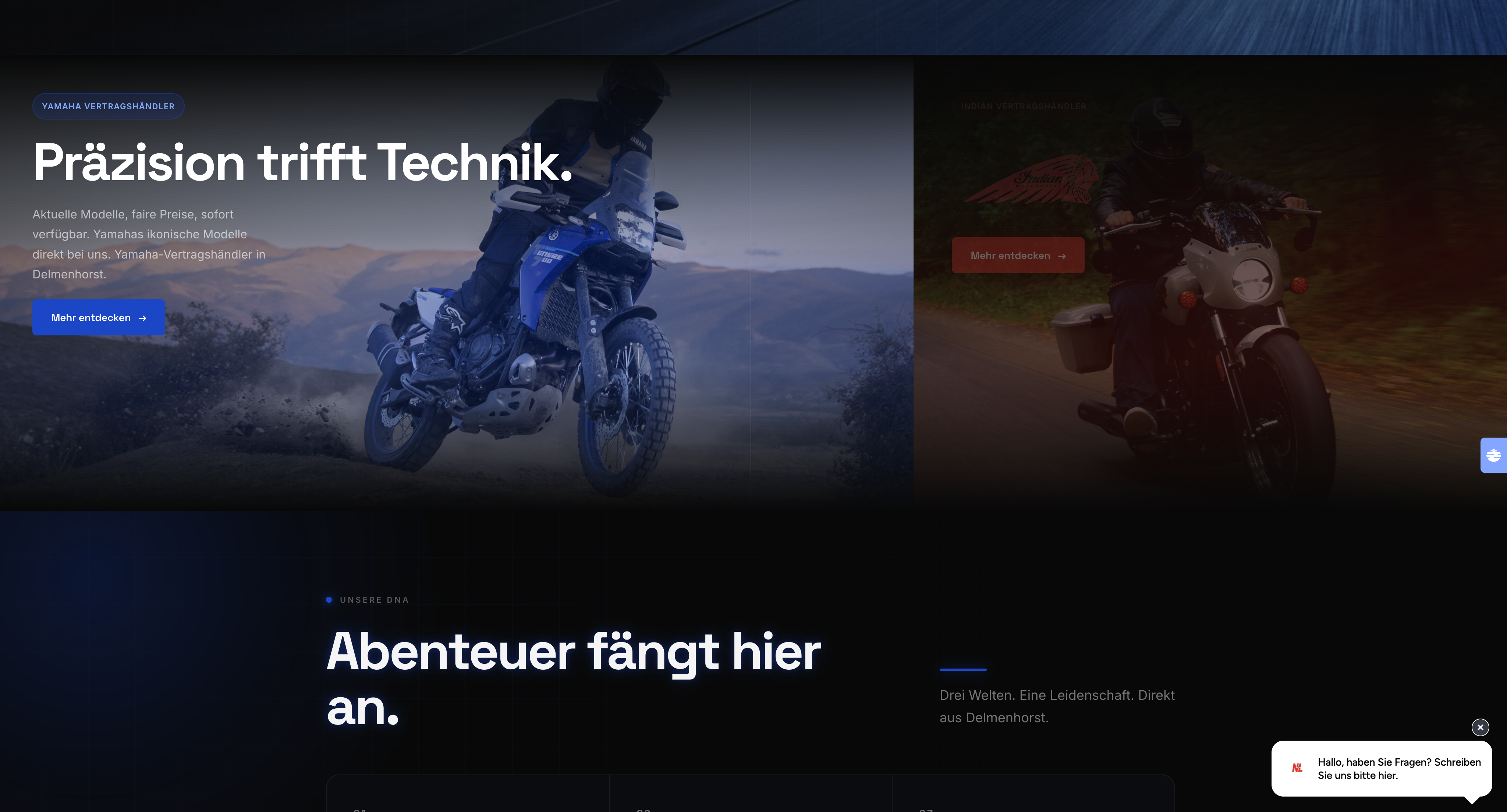 Neue, conversion-optimierte Website des Kunden nach der Neugestaltung durch AE Productions