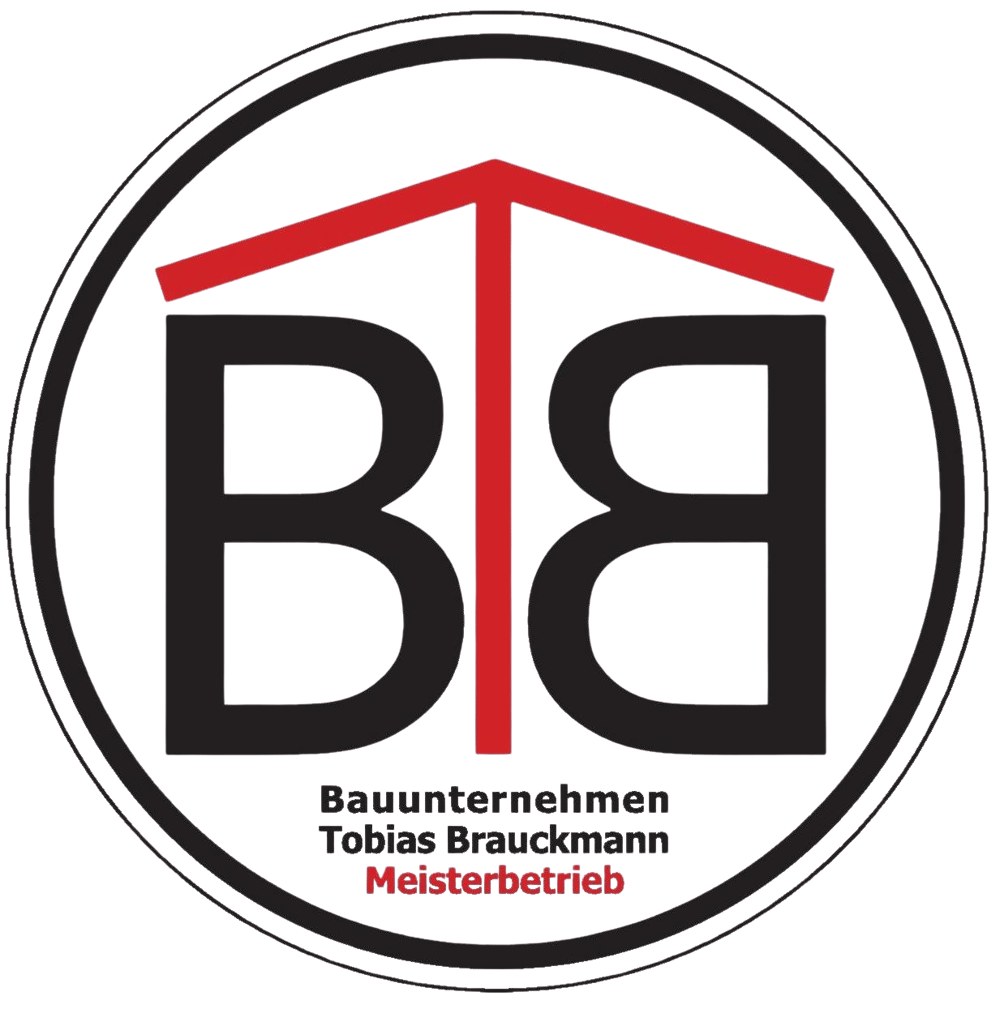 Uwe Hansch Garten- und Landschaftsbau Logo mit grünem Baum und rötlichem Stamm.