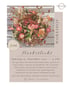 Flyer für Workshop Herbstlicht am 25. September 2027 mit herbstlichem Blumengesteck in einer Schale um ein Windlicht.