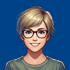 Comicbild von der Rezeptionistin Irmi