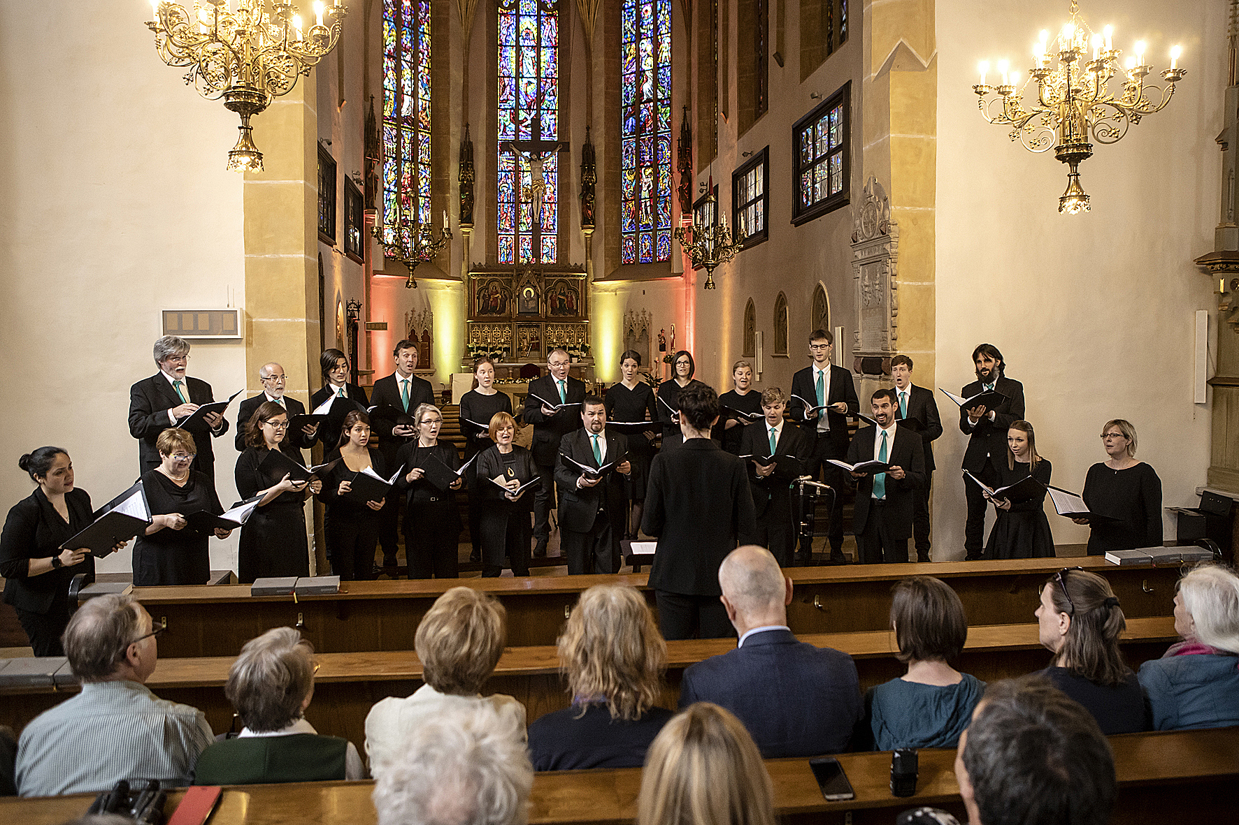 Final concert of the conducting masterclass with Johann van der Sandt, Voices of Spirit 2019, Graz
