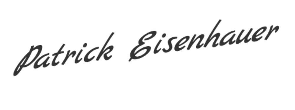 Patrick Eisenhauer Signatur