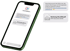 Smartphone zeigt eine Nachricht mit einer Rechnung für Mai 2026 von "Unser Stadtwerk" als PDF.