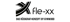 Ein abstraktes, goldfarbenes Symbol mit geschwungenen Linien auf schwarzem Hintergrund.