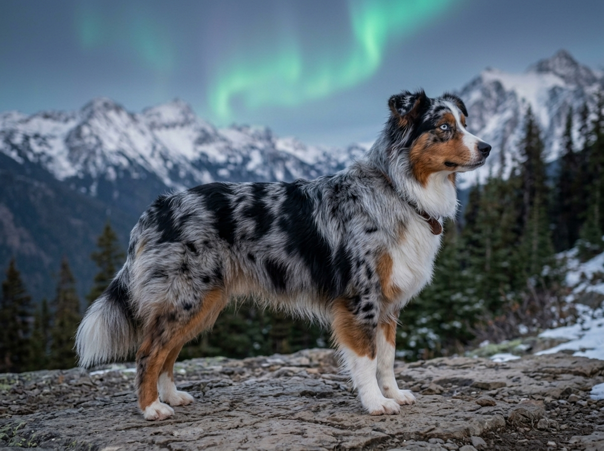 Nanook im Seitenprofil, Stand