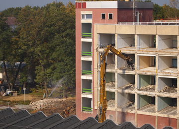 Abbruchprojekt Berlin – Spreewaldklinik Lübben | ABBAU WIWA WAGNER GmbH