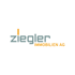 Ziegler Immobilien AG logo with "Ziegler" in gray and "Immobilien AG" in orange.