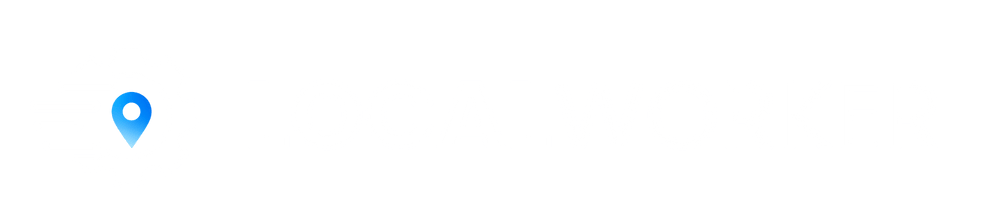 Logo: Weißes Zahnrad mit blauem Standort-Pin und drei weißen Streifen, daneben der weiße Text "LOCALWORKER".