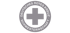 Rundes Logo der DRK-Schwesternschaft mit zentralem Kreuz und dem Text Deutsches Rotes Kreuz Schwesternschaft.