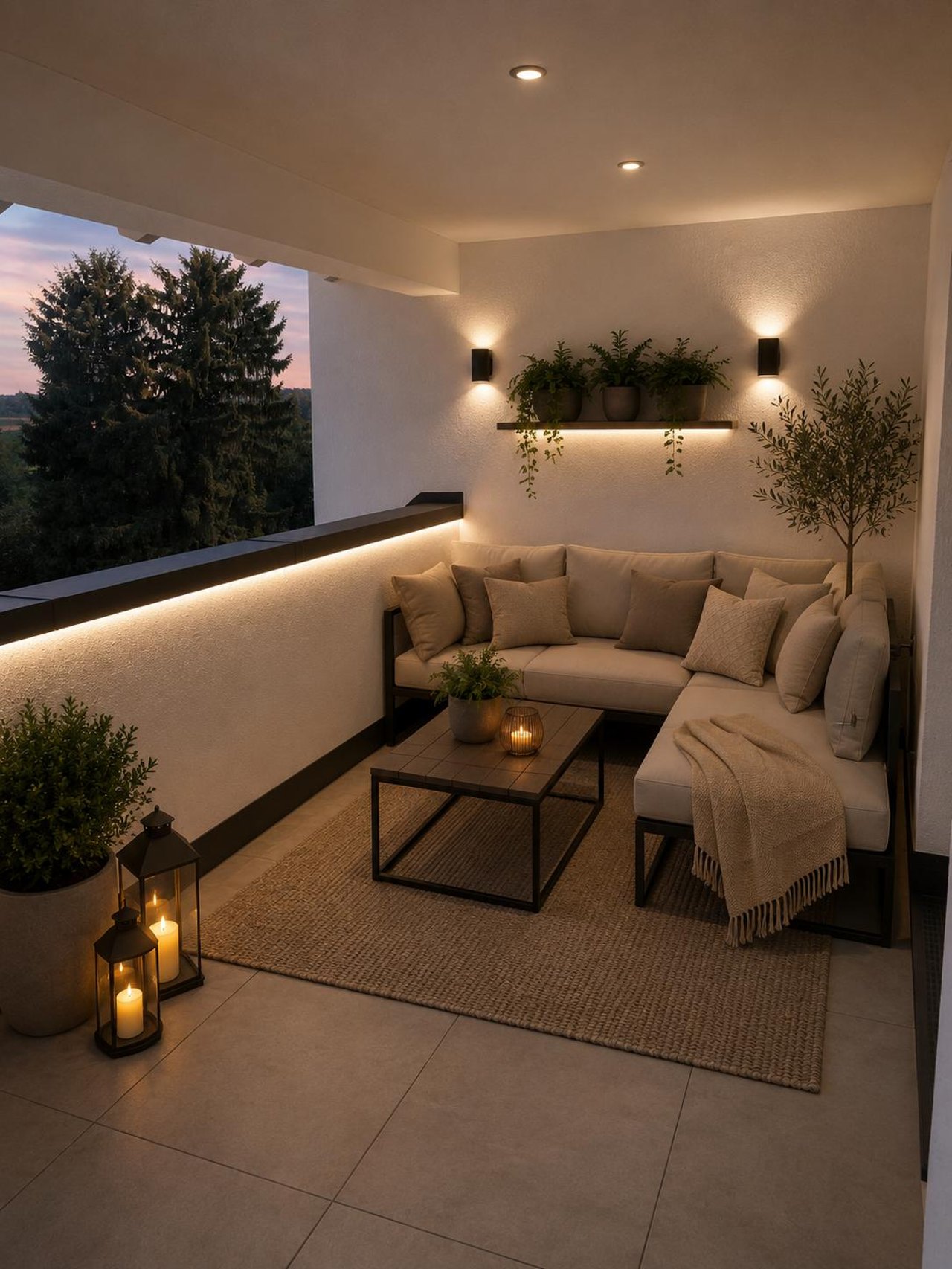KI-generierte Innenvisualisierung einer Wohnung, Roter Straße 1a