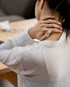 Neck and shoulder pain from whiplash injury treatment and recovery